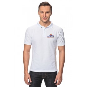 classic_polo_shirt с принтом ФК Иртыш Омск в Нижнем Новгороде,  |  | Тематика изображения на принте: 