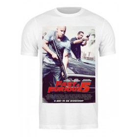 Мужская футболка с принтом Fast Furious / Форсаж в Нижнем Новгороде,  |  | 