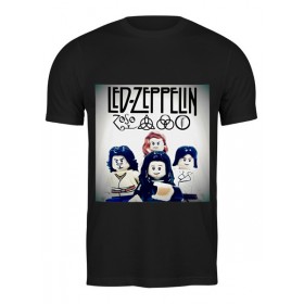 Мужская футболка с принтом Led Zeppelin - toys в Нижнем Новгороде,  |  | Тематика изображения на принте: 