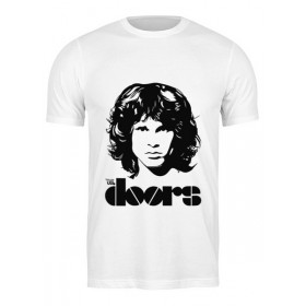 Мужская футболка с принтом The doors (Дорс) в Нижнем Новгороде,  |  | Тематика изображения на принте: 