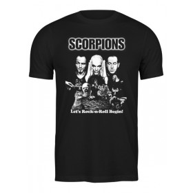 Мужская футболка с принтом Scorpions Band в Нижнем Новгороде,  |  | 