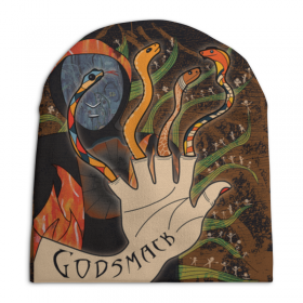 full_print_beanie с принтом Бомбер Godsmack в Нижнем Новгороде,  |  | 