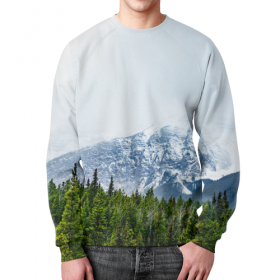 full_print_sweatshirt с принтом Снежные горы в Нижнем Новгороде,  |  | 