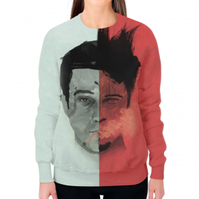 full_print_woman_sweatshirt с принтом Бойцовский Клуб (Fight Club) в Нижнем Новгороде,  |  | 