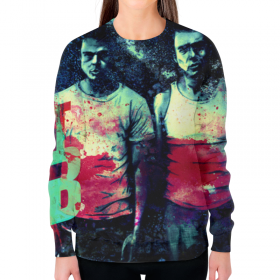 full_print_woman_sweatshirt с принтом Бойцовский Клуб (Fight Club) в Нижнем Новгороде,  |  | 