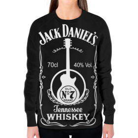 full_print_woman_sweatshirt с принтом Jack Daniels в Нижнем Новгороде,  |  | 