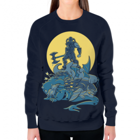 full_print_woman_sweatshirt с принтом Скайрим. Довакин в Нижнем Новгороде,  |  | 