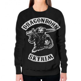 full_print_woman_sweatshirt с принтом Скайрим. Довакин в Нижнем Новгороде,  |  | 