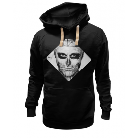 hoodie с принтом Rick Genest в Нижнем Новгороде,  |  | Тематика изображения на принте: 