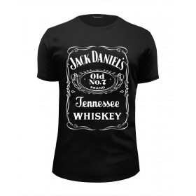 tee с принтом Jack Daniels в Нижнем Новгороде, Белый, черный, серый меланж, голубой: 100% хлопок, плотность 160 гр. Остальные цвета: 92% хлопок, 8% лайкра, плотность 170-180гр. |  | Тематика изображения на принте: 