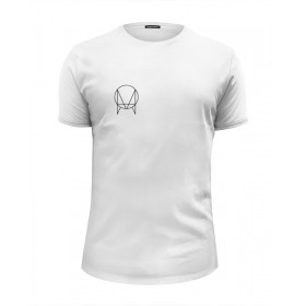 Мужская футболка Premium с принтом OWSLA T-Shirt JadeFuture White в Нижнем Новгороде, Белый, черный, серый меланж, голубой: 100% хлопок, плотность 160 гр. Остальные цвета: 92% хлопок, 8% лайкра, плотность 170-180гр. |  | 