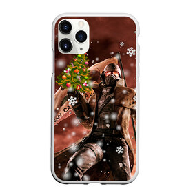 Чехол для iPhone 11 Pro матовый Новогодний Fallout: в Нижнем Новгороде, Силикон |  | 111 | 2016 | bethesda | fallout | бункер | дед мороз | ёлка | нг | нкр | новый год | постапокалиптические | с новым годом | убежище | фалаут | фаллаут | фолаут | фоллаут