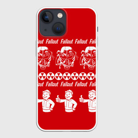Чехол для iPhone 13 mini Fallout свитер: в Нижнем Новгороде,  |  | 111 | bethesda | boy | fallout | vault | бункер | дед мороз | игры | нг | новый год | постапокалиптические | с новым годом | убежище | фалаут | фаллаут | фолаут | фоллаут