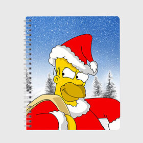 Тетрадь Санта Гомер: в Нижнем Новгороде, 100% бумага | 48 листов, плотность листов — 60 г/м2, плотность картонной обложки — 250 г/м2. Листы скреплены сбоку удобной пружинной спиралью. Уголки страниц и обложки скругленные. Цвет линий — светло-серый
 | гомер