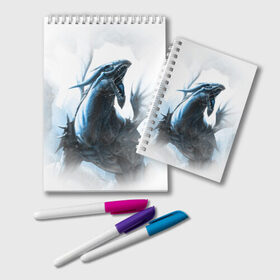 Блокнот с принтом Dragon в Нижнем Новгороде, 100% бумага | 48 листов, плотность листов — 60 г/м2, плотность картонной обложки — 250 г/м2. Листы скреплены удобной пружинной спиралью. Цвет линий — светло-серый
 | fantasy | дракон | змей | миф | фэнтези