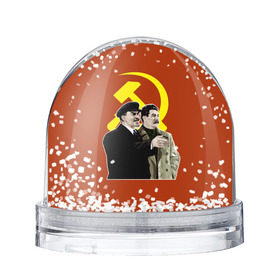 Снежный шар с принтом Ленин Сталин в Нижнем Новгороде, Пластик | Изображение внутри шара печатается на глянцевой фотобумаге с двух сторон | 1917 | владимир | иосиф | коммунизм | ленин | о.м.с.к. | революция | серп и молот | советский | социализм | союз | ссср | сталин | ульянов