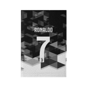 Обложка для паспорта матовая кожа с принтом RONALDO JUVE SPORT в Нижнем Новгороде, натуральная матовая кожа | размер 19,3 х 13,7 см; прозрачные пластиковые крепления | Тематика изображения на принте: cr7 | fc | клуб | криштиану роналду | роналдо | фк | ювентус