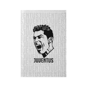 Обложка для паспорта матовая кожа с принтом RONALDO JUVE SPORT в Нижнем Новгороде, натуральная матовая кожа | размер 19,3 х 13,7 см; прозрачные пластиковые крепления | Тематика изображения на принте: cr7 | fc | клуб | криштиану роналду | роналдо | фк | ювентус