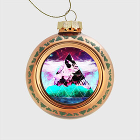 Стеклянный ёлочный шар SKULL SPACE: в Нижнем Новгороде, Стекло | Диаметр: 80 мм | Тематика изображения на принте: abstraction | geometry | optic | optical | pattern | visual | абстракция | геометрия | движение | линии | оптический узор | психоделика | текстуры | узор