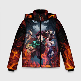 Зимняя куртка для мальчиков 3D KIMETSU NO YAIBA: в Нижнем Новгороде, ткань верха — 100% полиэстер; подклад — 100% полиэстер, утеплитель — 100% полиэстер | длина ниже бедра, удлиненная спинка, воротник стойка и отстегивающийся капюшон. Есть боковые карманы с листочкой на кнопках, утяжки по низу изделия и внутренний карман на молнии. 

Предусмотрены светоотражающий принт на спинке, радужный светоотражающий элемент на пуллере молнии и на резинке для утяжки | Тематика изображения на принте: demon slayer | demon slayer: kimetsu no yaiba | kimetsu | kimetsu no yaiba | nezuko | slayer | tanjiro | клинок рассекающий демонов | незуко | танджиро | шинобу кочо