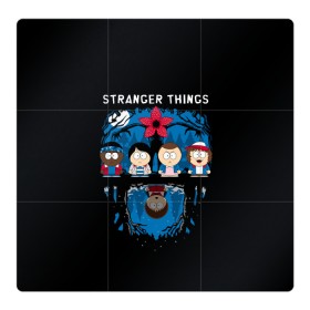 Магнитный плакат 3Х3 Очень странные дела: в Нижнем Новгороде, Полимерный материал с магнитным слоем | 9 деталей размером 9*9 см | Тематика изображения на принте: south park | sp | stranger things | байерс | батерс | баттерс | загадочные события | кайл  брофловски | картман | кеннет | кенни | маккормик | марш | оди | одиннадцать | очень странные дела | саус парк | сауспарк