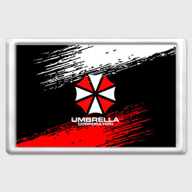 Магнит 45*70 с принтом Umbrella Corporation. в Нижнем Новгороде, Пластик | Размер: 78*52 мм; Размер печати: 70*45 | resident evil | umbrella corporation | амбрелла | амбрелла корпорейшн | вирус | вымышленная военная и фармацевтическая корпорация | игра | умбрелла