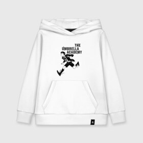 Детская толстовка хлопок с принтом Номер Пять (Z) в Нижнем Новгороде, 100% хлопок | Круглый горловой вырез, эластичные манжеты, пояс, капюшен | Тематика изображения на принте: dark horse comics | the umbrella academy | академия амбрелла | белая скрипка | бен харгривз | комикс | комильфо | космобой | кракен | номер пять | реджинальд харгривз | сеанс | слух