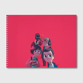 Альбом для рисования Очень странные дела: в Нижнем Новгороде, 100% бумага
 | матовая бумага, плотность 200 мг. | Тематика изображения на принте: the stranger things | восьмидесятые | дастин хендерсон | майк уилер | монстр | монстры | оди | одиннадцать | очень странные дела | ретро | сериал | сериалы | ужасы | уилл байерс