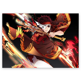 Поздравительная открытка КЛИНОК РАССЕКАЮЩИЙ ДЕМОНОВ: в Нижнем Новгороде, 100% бумага | плотность бумаги 280 г/м2, матовая, на обратной стороне линовка и место для марки
 | Тематика изображения на принте: anime | demon slayer | kimetsu no yaiba | агацума | аниме | бесконечный поезд | зеницу | иноске | иноске хашибира | клинок | клинок рассекающий демонов | манга | недзуко | незука | незуко | нэзуко