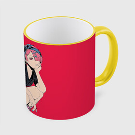 Кружка с полной запечаткой с принтом RE ZERO REM в Нижнем Новгороде, керамика | ёмкость 330 мл | ahegao | re zero | re:zero | rem | rezero | sempai | senpai | waifu | waifu material | вайфу | гарем | жизнь в альтернативном мире с нуля | жизнь с нуля | рам | ре зеро | резеро | рем | субару | эмилия