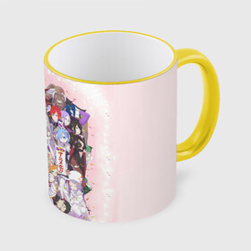 Кружка с полной запечаткой с принтом RE:Zero в Нижнем Новгороде, керамика | ёмкость 330 мл | аниме | рам | рем | субару | феликс | эмилия