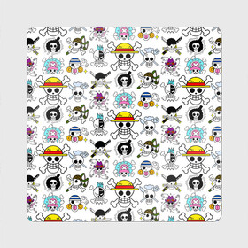 Магнит виниловый Квадрат с принтом Веселые Роджеры пиратов Соломенной Шляпы в Нижнем Новгороде, полимерный материал с магнитным слоем | размер 9*9 см, закругленные углы | Тематика изображения на принте: anime | manga | monkey d. luffy | one piece | аниме | большой куш | ван пис | вон пис | гол д. роджер | кайдо | король пиратов | луфи | луффи | манга | манки д. луффи | нами | нико робин | пират | портгас д. эйс | ророноа зоро
