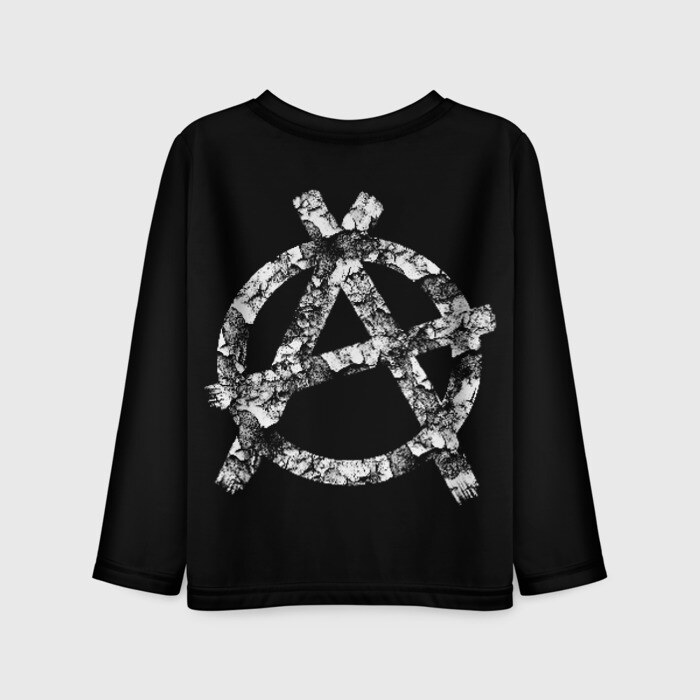 Детский лонгслив 3D Король и Шут + Анархия (спина) фото