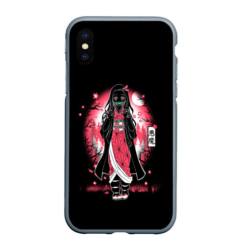 Чехол для iPhone XS Max матовый KIMETSU NO YAIBA фото