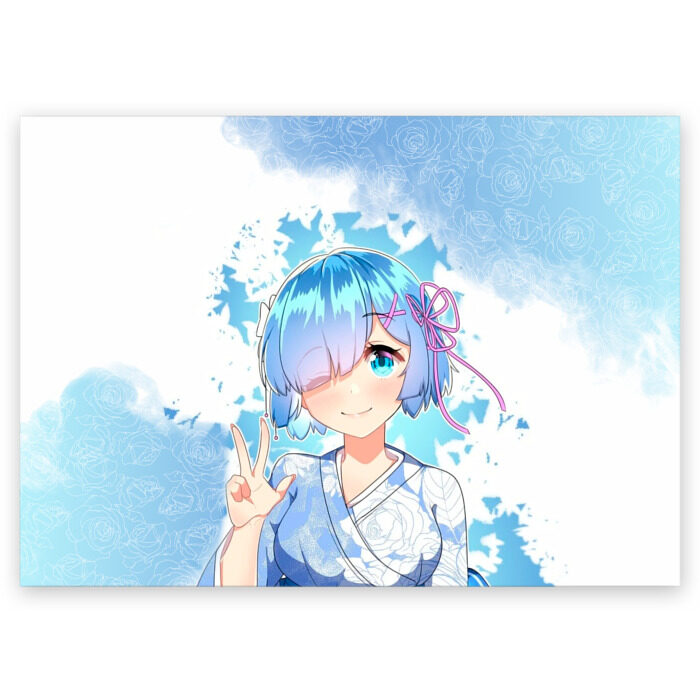 Поздравительная открытка Rem Re Zero фото