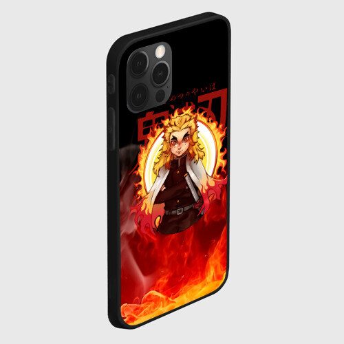 Чехол для iPhone 12 Pro Max Огненный Столп Kimetsu no Yaiba фото