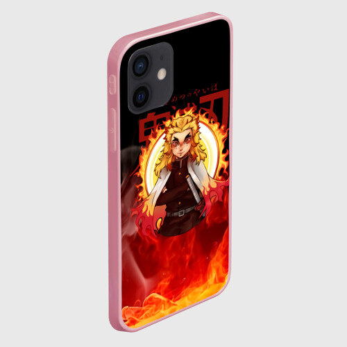 Чехол для iPhone 12 Pro Max Огненный Столп Kimetsu no Yaiba фото
