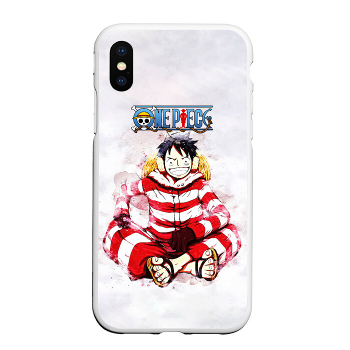 Чехол для iPhone XS Max матовый One Piece. Большой куш Луффи фото